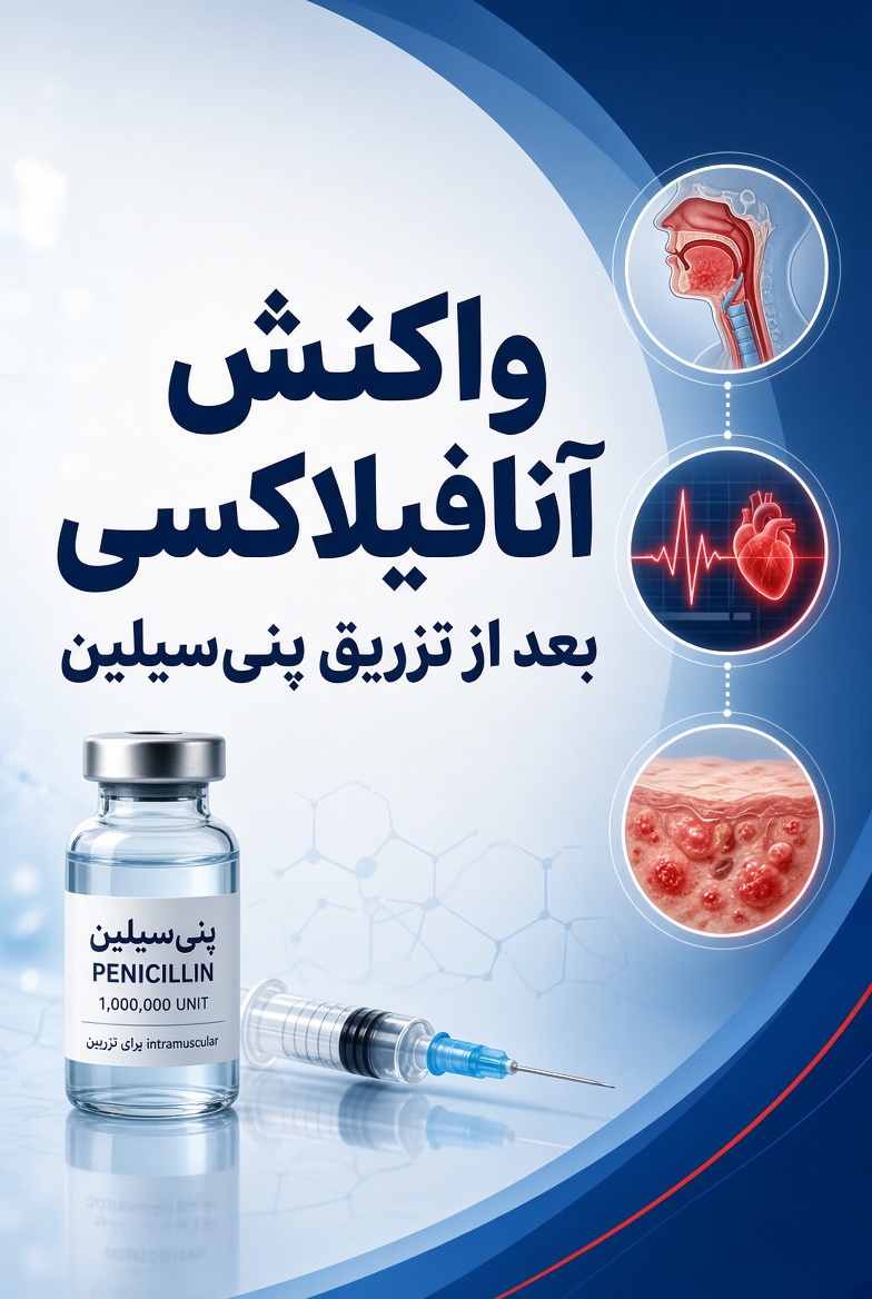 آنافیلاکسی پس از تزریق پنی‌سیلین؛ تشخیص و مدیریت پیش‌بیمارستانی
