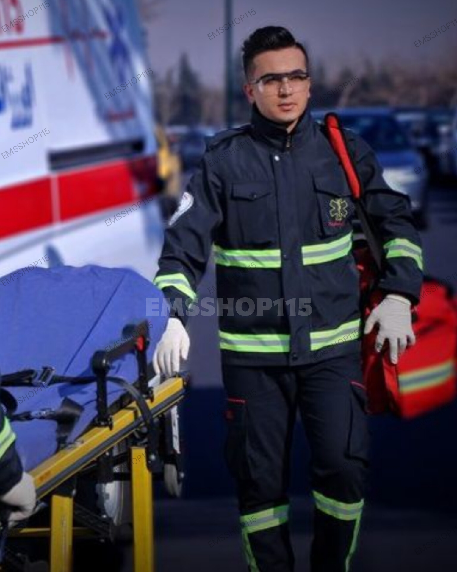 کاپشن جدید سرمه‌ای اورژانس (طرح اورژانس تهران)