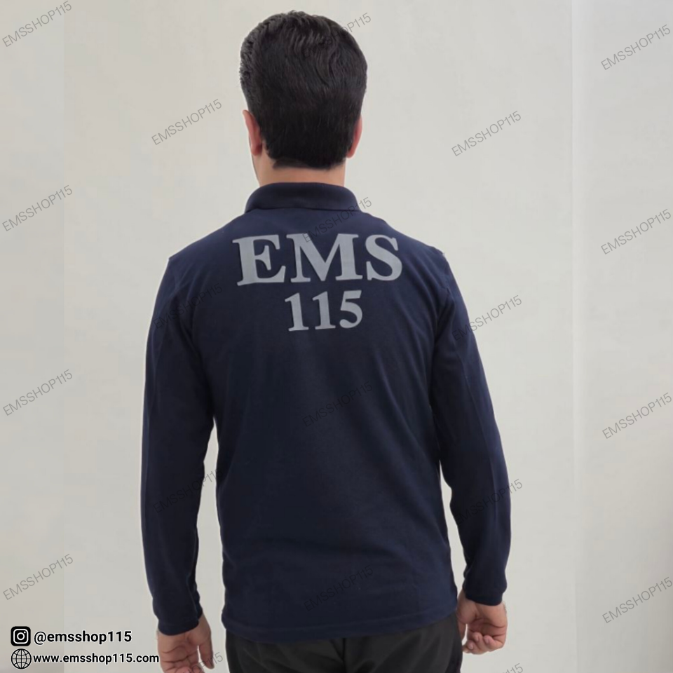 تیشرت آستین بلند طرح مصوب اورژانس (EMS 115)